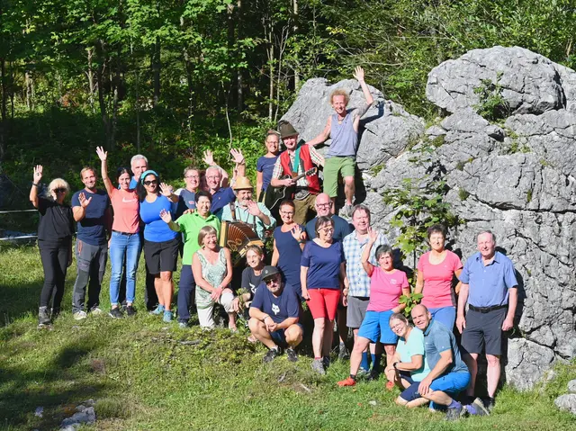 Besucher, Naturfreunde, Musiker, Wirtsleut | Foto: Wilfried Fischer