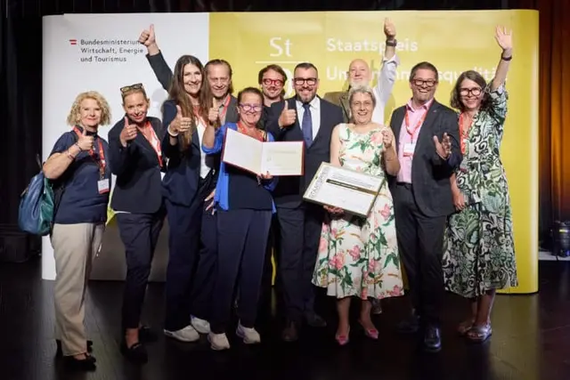 ALU-Stiftung holt sich den Unternehmensqualitäts-Staatspreis. | Foto: Staatspreis Unternehmensqualität