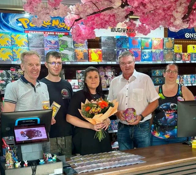 Vize Bgm. Christian Pusch, Unternehmer Harald &amp; Jasmin Jagersberger, Bgm. Abg. z. NR Wolfgang Kocevar, GR Michaela Burger. | Foto: Stadtgemeinde Ebreichsdorf