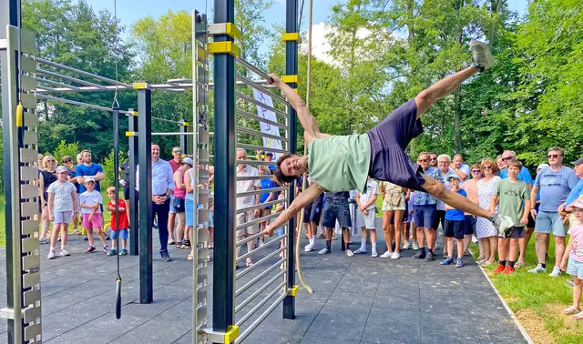 Der ganze Stolz der Marktgemeinde ist aktuell der Bewegungspark. | Foto: Marktgemeinde St. Stefan