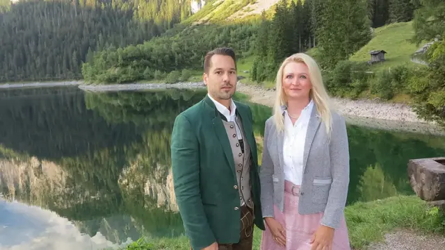 Bürgermeister Markus Schmaranzer mit der neuen VizebürgermeisterinSilke Gamsjäger. | Foto: OÖVP Gosau