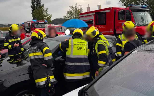 Das 15 Monate alte Kind sei nach anfänglicher Unruhe im Kindersitz eingeschlafen. | Foto: Fire Veiter - FF St.Veit/Glan