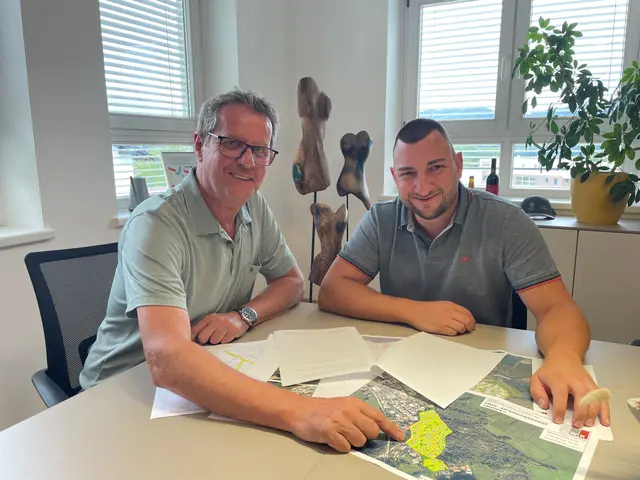 Bürgermeister Thomas Schäfauer (SPÖ) und 1. Vizebürgermeister Thomas Grasser (ÖVP) wollen die zukünftige Entwicklung selbst in die Hand nehmen. | Foto: Marktgemeinde Seeboden