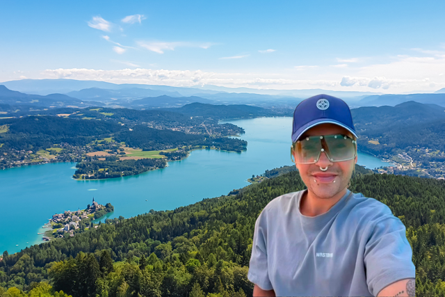 Bill Kaulitz erholt sich am Wörthersee. (Symbolfoto) | Foto: CanvaCollage/stock.adobe.com/at/Chris/TikTok Bill Kaulitz