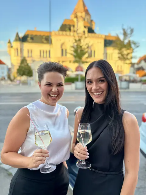 Cousinen Anna Sackl (JW Hollabrunn Vorstandsmitglied) und Victoria Sackl (JW Vorsitzende Hollabrunn) | Foto: WKNÖ