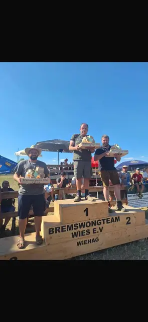 Beim "Bremswognziagn" in Wies stand der Freinberger Rudi Friedl ganz oben auf dem Treppchen. | Foto: Grill