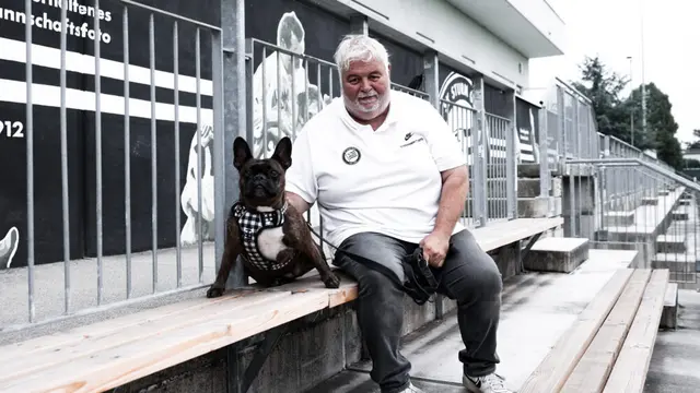 Seit 30 Jahren zieht Didi Schilcher für den SK Sturm auf Talentsuche durch die Lande. Stets an seiner Seite: „Bodyguard“ Annabell. | Foto: SK Sturm/Rappold