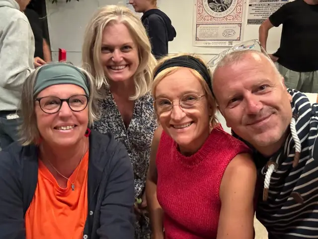 Von links: Karin Klabach, Petra Werkovits, Ursula und Bernhard Aichner. | Foto: Künstlerdorf