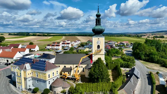 Die Pfarrkriche in Thaya | Foto: Farbe & Wohnen Müllner