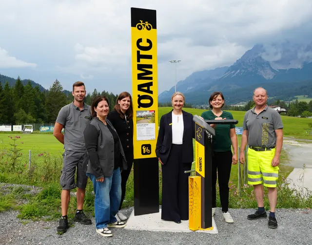 Patrick Aigner, Christine Lindner, Nina Wackerle, Ursula Muigg, Martina Foidl, Florian Egger. | Foto: ÖAMTC/Windisch