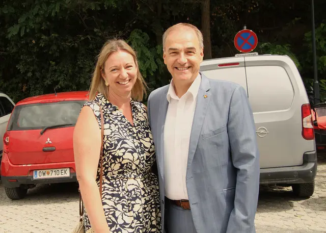 Für Amtsleiterin Evelyn Knopf und LR Leonhard Schneemann ist der Erlebnis.See Rechnitz ab sofort ein noch attraktiverer Anlaufpunkt für das gesamte Südburgenland.  | Foto: Peter Seper