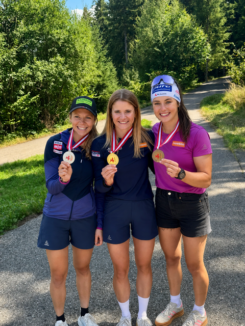 Lara Wagner gewinnt Österreichische Meisterschaft der Biathleten auf Skiroller 