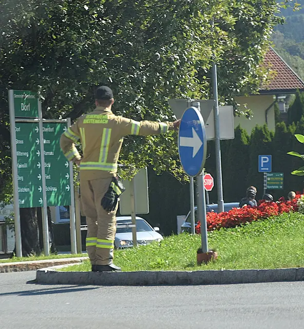 Sicherheit wurde groß geschrieben - Polizei, Feuerwehr und Samariterbund im Einsatz für Sport und Freizeit Veranstaltungen. | Foto: Schwaighofer