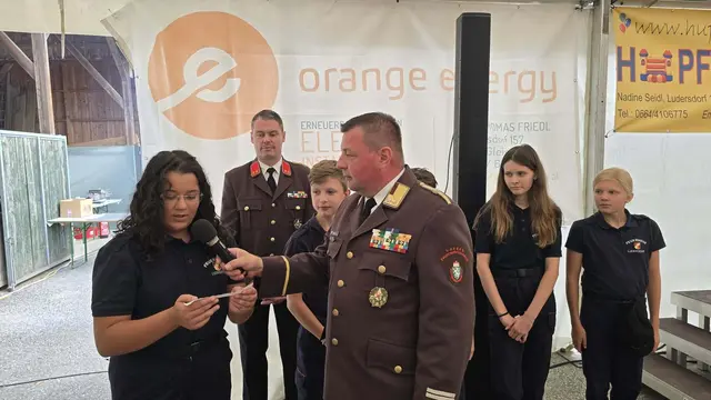 BR d. F. Gerald Seidl bei seinem letzten Auftritt beim Frühschoppen als Feuerwehr Kommandant! | Foto: FF Ludersdorf