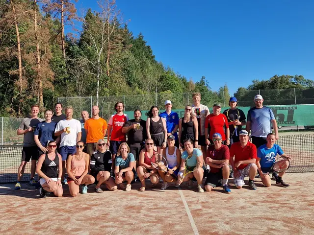 Die Spieler beim Bier-Tennisturnier 2026 in Aigen | Foto: Marktgemeinde Ludweis-Aigen