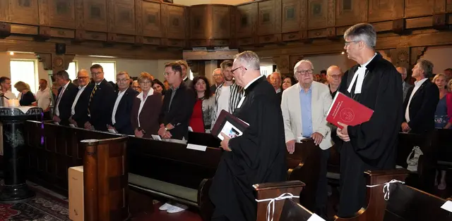 Einzug zum Festgottesdienst in der evangelischen Heilandskirche Fürstenfeld. | Foto: Waltraud Wachmann