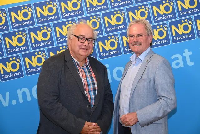 Foto: Bezirksobmann Holger Herbrüggen und LT-Präs. Landesobmann Karl Wilfing | Foto: NÖ Senioren