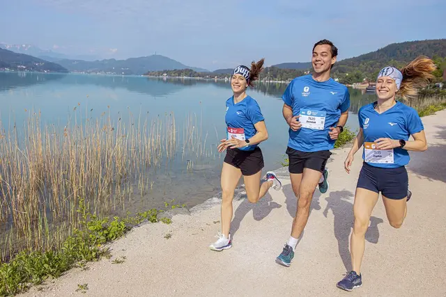 Die Teilnehmer laufen vom Event oft direkt in ihren Urlaub.  | Foto: kärnten.läuft