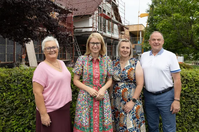 Von links: Anneliese Bräuer, Christine Haberlander, Anita Elmer und Josef Rathgeb. | Foto: Land OÖ / Krenn