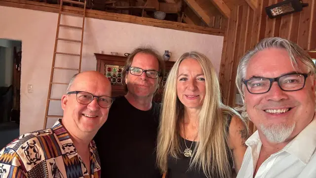Die Percussion-Formation Bambu Radio sorgte im Kultur-Ferienhaus "Stein im Holz" für einen energiegeladenen Konzertabend.
 | Foto: Kulturverein Stein im Holz