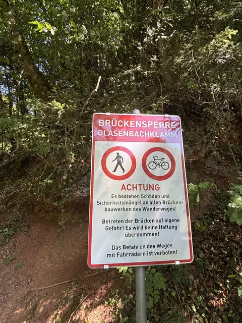 Ab dem 7. September 2026 wird die Glasenbachklamm in Elsbethen komplett gesperrt. | Foto: Emanuel Hasenauer