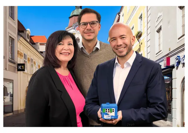 Team Krems: Sabine Prchla Teamleitung Krems, Ewald Winkler und Mag. Thomas Fürstl (Inhaber und Geschäftsführer Donauimmobilien). | Foto: Donau-Immobilien