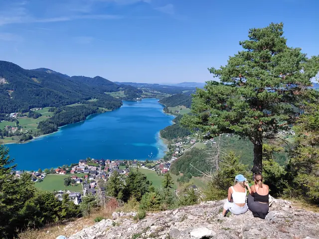 Blick auf den Fuschlsee vom Ellmaustein  | Foto: H.Bachinger