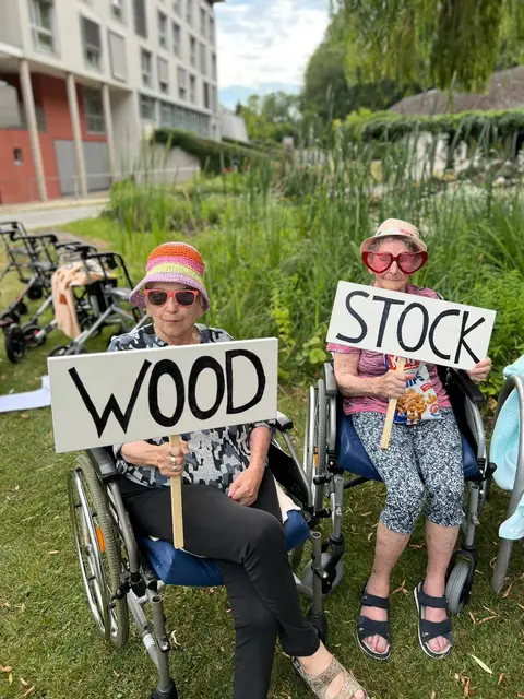 Erika Karall und Gertrude Jung lebten das "Woodstock der Volksmusik". | Foto: PBZ Gloggnitz