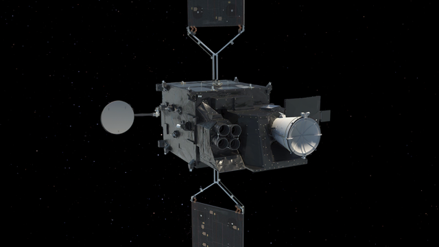Thermalschutz aus Niederösterreich für Europas neuen Wettersatelliten. | Foto: ESA/Mlabspace. 