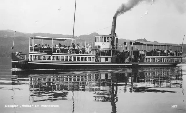  Auch der Dampfer Helios war um 1900 am Wörthersee unterwegs. | Foto: Krumpendorfchronik