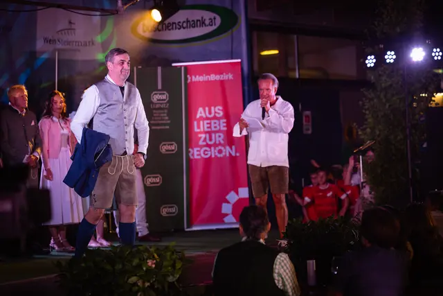 Guido Jaklitsch sorgte auch in diesem Jahr für die perfekte Moderation der Modenschau auf der Weinwoche. | Foto: Roland Marx