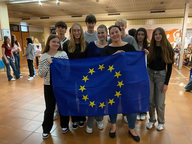 An der Europa-HAK setzt man sich aktiv mit der Demokratie auseinander.  | Foto: HAK 1 Klagenfurt