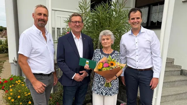 Helene Zartler aus Oberpodgoria feierte ihren 85. Geburtstag. | Foto: Gemeinde Weiden bei Rechnitz