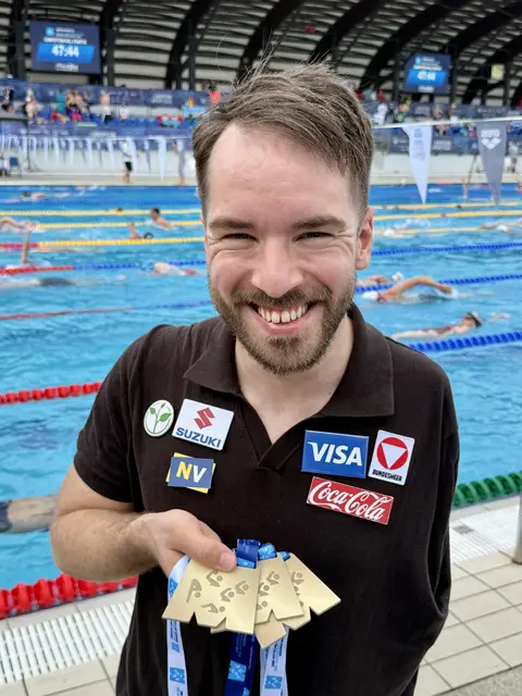 Top-Bilanz für Andreas Onea: Vier Titel in der Para-Wertung und über 50 Meter Rücken ein österreichischer Rekord in 36,96 Sekunden. | Foto: privat