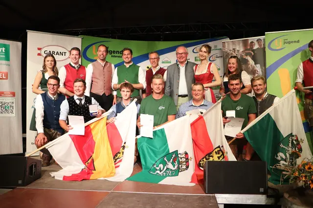 Christian Bäck, 6. Platz und Georg Wippel, 8. Platz Drehpflug Spezial | Foto: Landjugend Steiermark