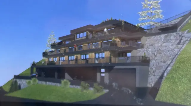 Dieses Bauprojekt in der Gemeinde Hainzenberg sorgt für Debatten. Es geht um den Aushub.  | Foto: privat