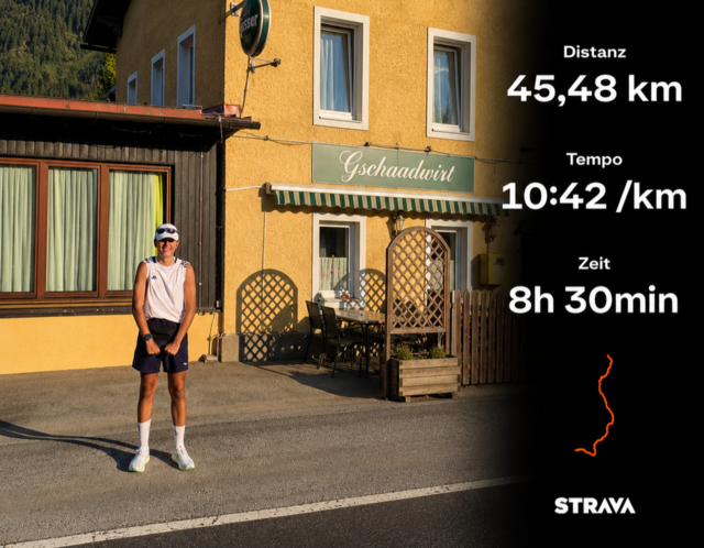 Emotionen im Ziel: Am Gscheid wurde Cem-Luca bewusst, welche Leistung hinter den 45 Kilometern und den monatelangen Vorbereitungen steckt. | Foto: Altun