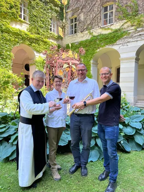 Am 5. September findet das Benefizkonzert "Jazz and Wine" im eukloster statt. | Foto: Neukloster
