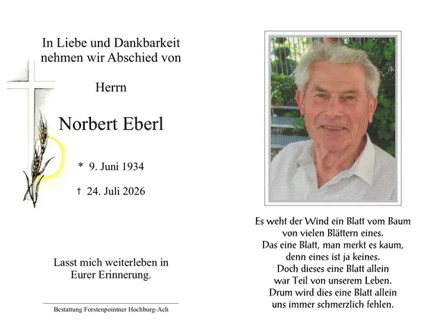 Norbert Eberl | Foto: Bestatter