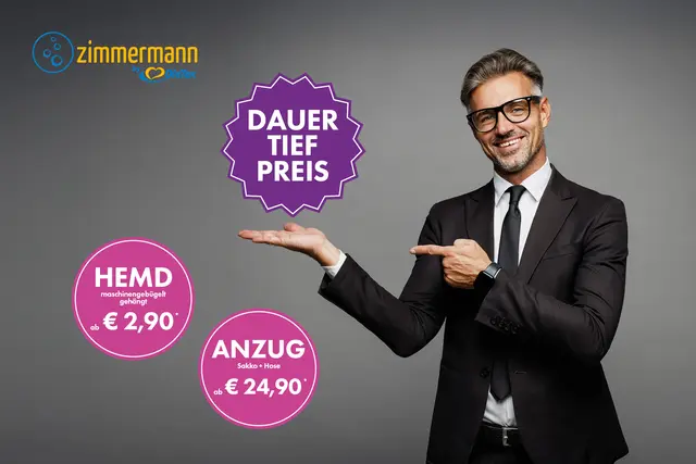 Ab 1. September 2026 führt Textilpflege Zimmermann den Standort von Textilpflege Herndler weiter – mit gewohntem Service, bekanntem Gesicht und einigen neuen Vorteilen. | Foto: Textilpflege Zimermann