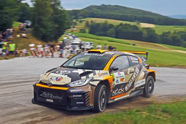 Der Toyota GR Yaris Rally2 von Hermann Neubauer. | Foto: Daniel Fessl