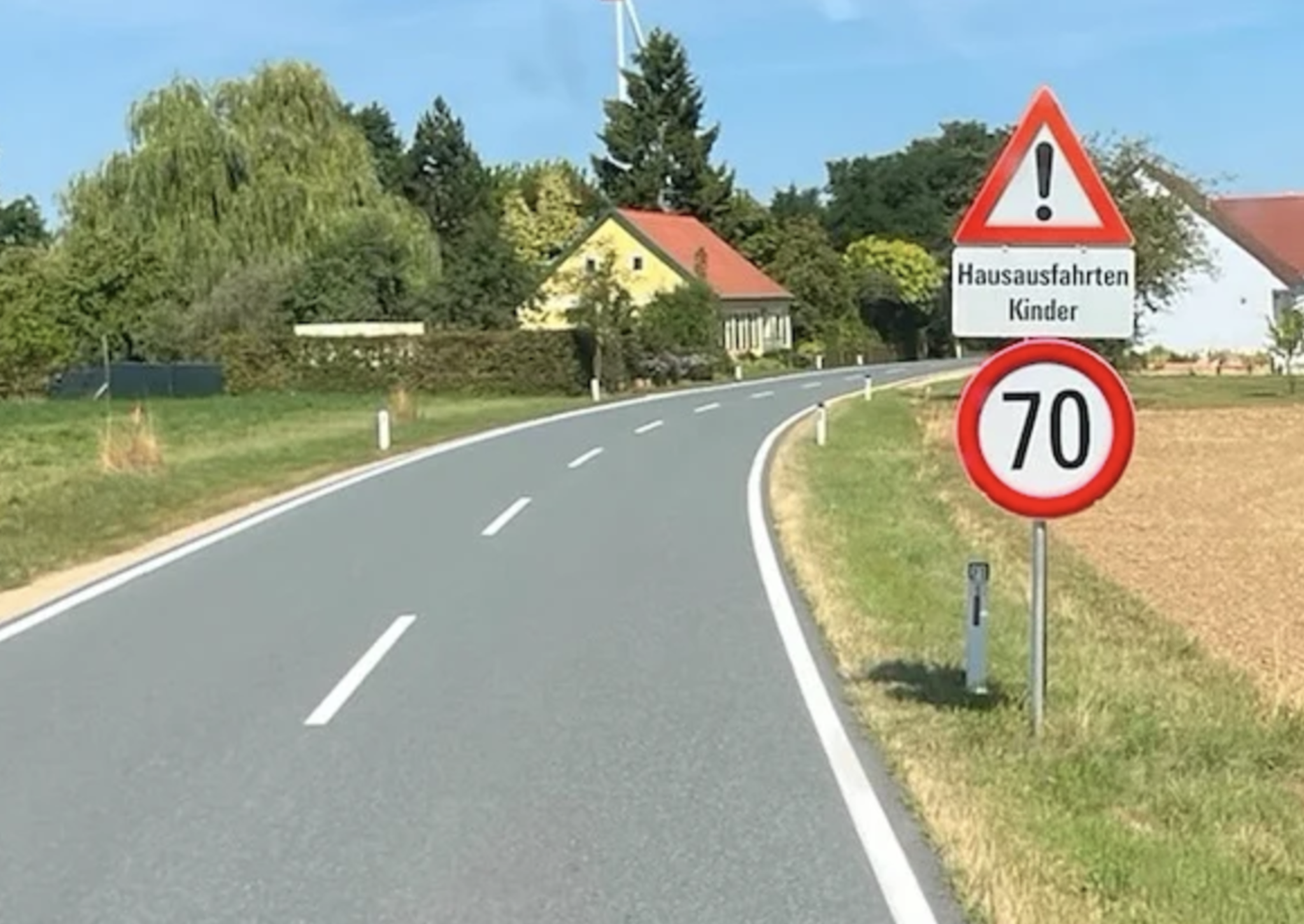 Hier gilt jetzt Tempo 70: Neue Geschwindigkeitsgrenze auf der L52 bei ...
