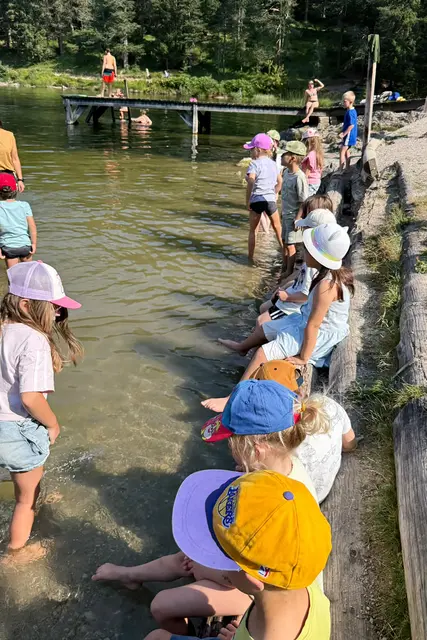 Der Möserer See sorgte an heißen Tagen für die perfekte Erfrischung. | Foto: MG Telfs