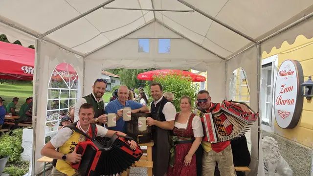 Beim Bleiberger Kirchtag wurde auch heuer wieder gemeinsam gefeiert. | Foto: Gemeinde Bad Bleiberg