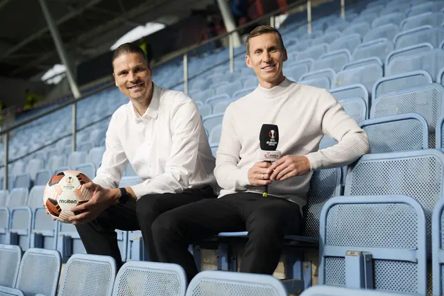 Sebastian Prödl und Florian Klein (rechts) sind als Fußballexperten mit dabei. | Foto: Philipp Carl Riedl/ServusTV