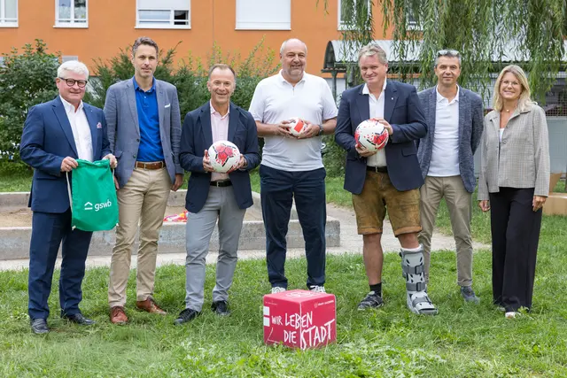 Auch heuer unterstützen die Salzburger Wohnbauträger „die Salzburg“, „gswb“, Heimat Österreich, BWSG und Salzburg Wohnbau das Projekt Heimspiel.  | Foto: Stadt Salzburg / wildbild