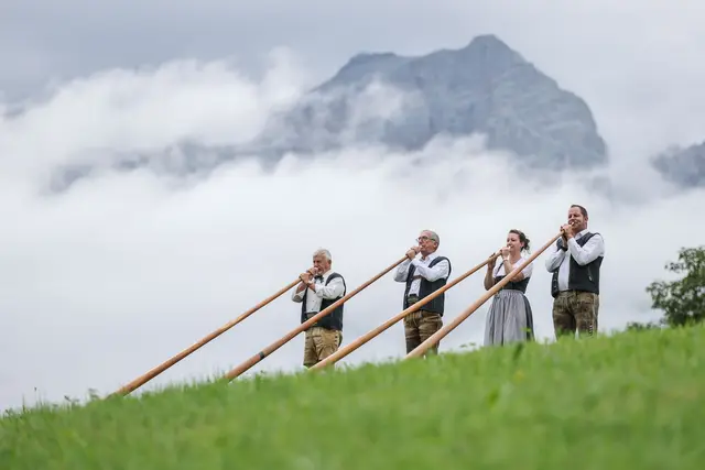 Alphornbläser  | Foto: Salzburger Land Tourismus/Franz Neumayr