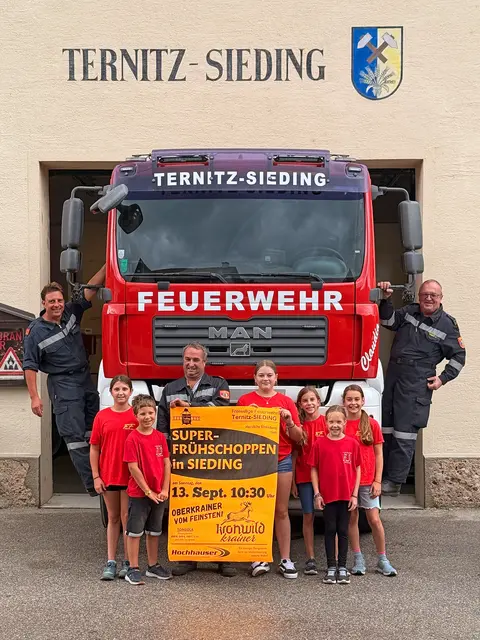 Die Freiwillige Feuerwehr Sieding ist wieder in Feierstimmung. | Foto: Feuerwehr Sieding