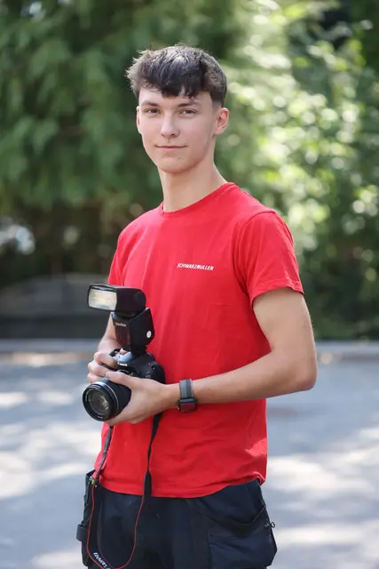 Daniel Sandrieser, Mechatroniker-Lehrling bei Schwarzmüller in Freinberg