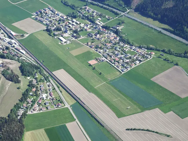 Der Flugplatz Traboch-Timmersdorf (noch ohne neuen Hangar), wie ihn die Piloten sehen | Foto: Carsten Steger